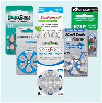 Cochlear Implant Batteries
